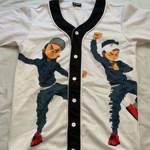 Pizoff baseball jersey.